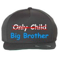 Only Child Going to be A Big Brother Wool Snapback Cap