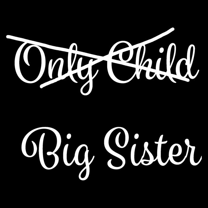 Only Child Promoted To Big Sister Cooling Performance Crew T-Shirt