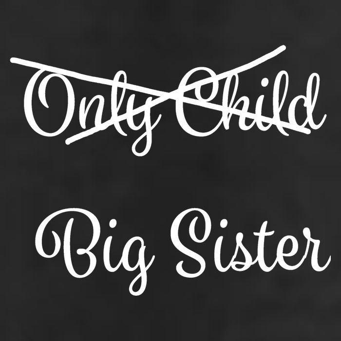 Only Child Promoted To Big Sister 25L Jumbo Tote