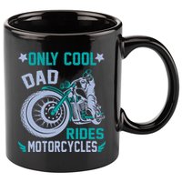 Only Cool Dad Rides Motorcycles 11oz C Handle Ceramic Mug