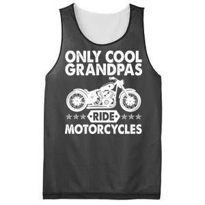 Only Cool Grandpas Ride Motorcycles Mesh Reversible Basketball Jersey Tank