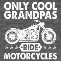 Only Cool Grandpas Ride Motorcycles Poster