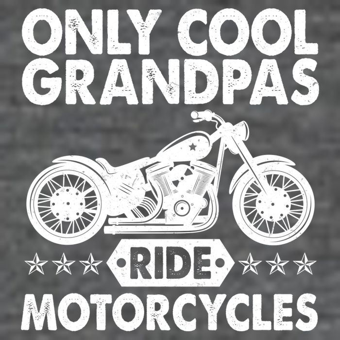 Only Cool Grandpas Ride Motorcycles Poster