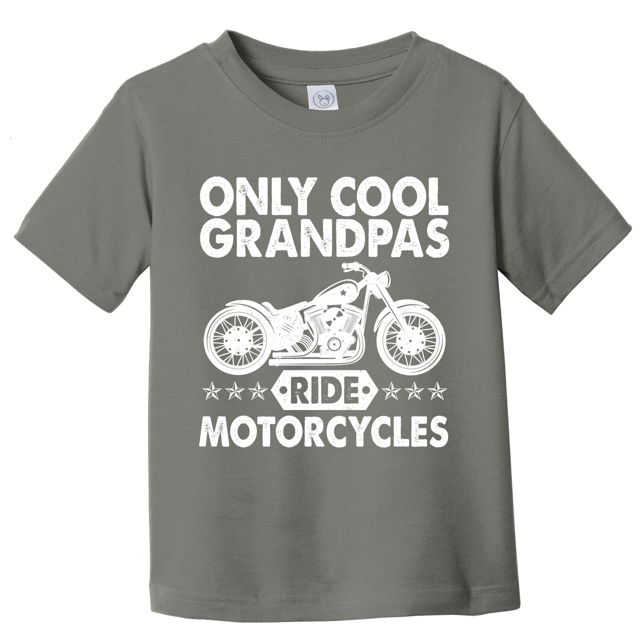 Only Cool Grandpas Ride Motorcycles Toddler T-Shirt