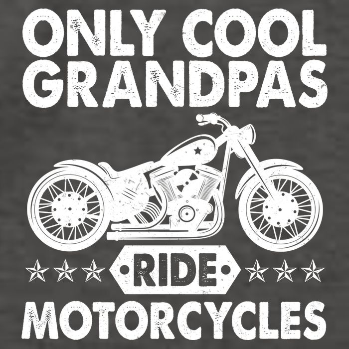 Only Cool Grandpas Ride Motorcycles Vector Backpack