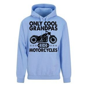 Only Cool Grandpas Ride Motorcycles Unisex Surf Hoodie