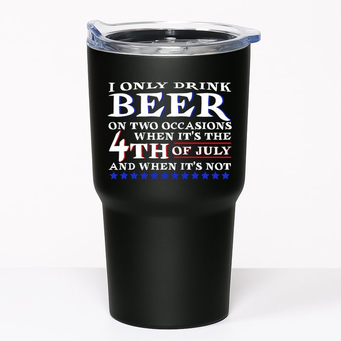 Only Drink Beer On Two Occasions Tumbler