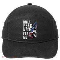 Only Fear Need Fear Me 7-Panel Snapback Hat