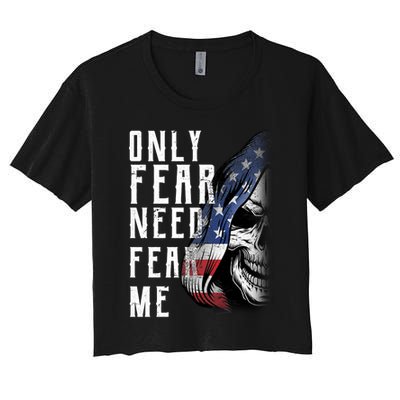 Only Fear Need Fear Me Crop Top