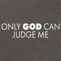 Only God Can Judge Me Cotton Canvas Backpack