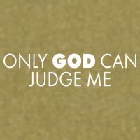 Only God Can Judge Me Garment-Dyed Women's Muscle Tee