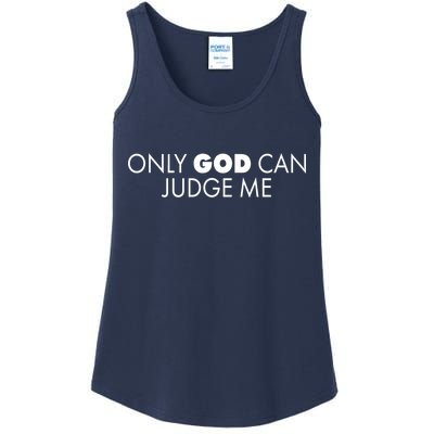 Only God Can Judge Me Ladies Essential Tank