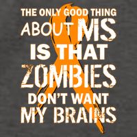 Only Good Thing About MS Zombies Don't Want My Brains Vector Backpack