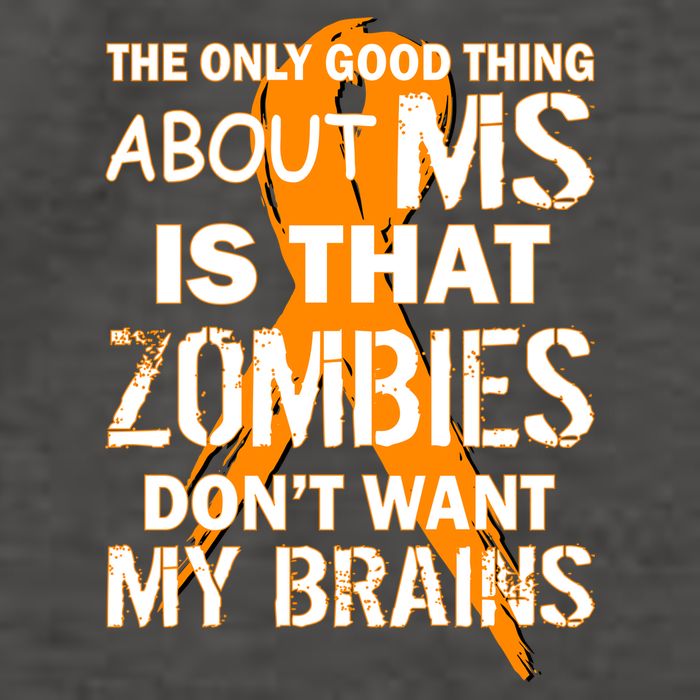 Only Good Thing About MS Zombies Don't Want My Brains Vector Backpack