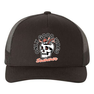 Only Good Vibes Summer Yupoong Adult 5-Panel Trucker Hat