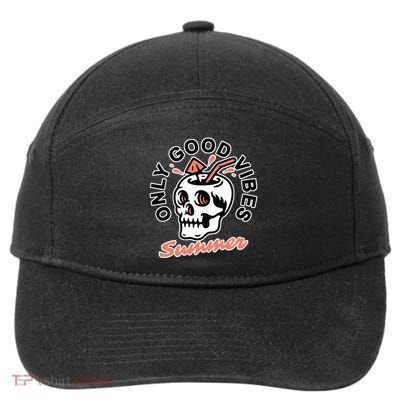 Only Good Vibes Summer 7-Panel Snapback Hat