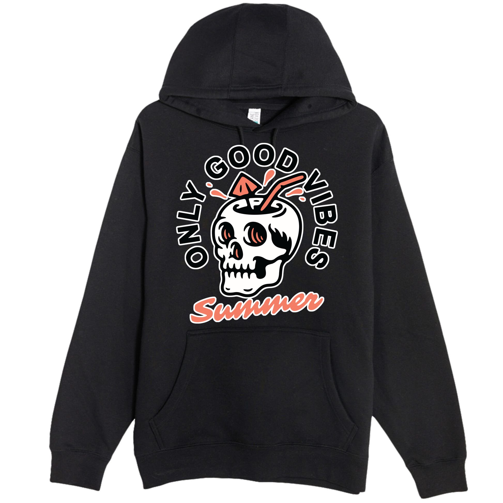 Only Good Vibes Summer Premium Pullover Hoodie