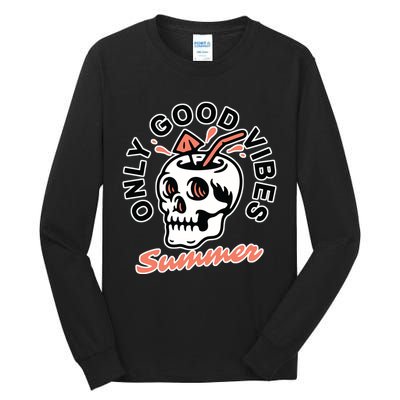 Only Good Vibes Summer Tall Long Sleeve T-Shirt