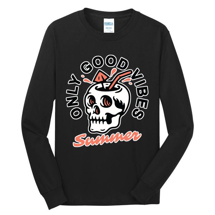 Only Good Vibes Summer Tall Long Sleeve T-Shirt