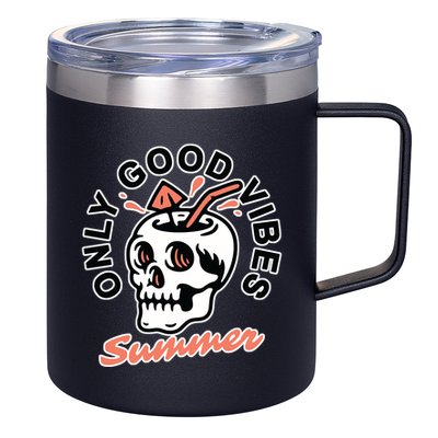 Only Good Vibes Summer 12oz Stainless Steel Coffee Mug