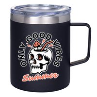Only Good Vibes Summer 12oz Stainless Steel Coffee Mug