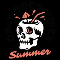 Only Good Vibes Summer 16oz Travel Tumbler