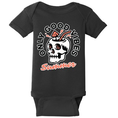 Only Good Vibes Summer Baby Bodysuit
