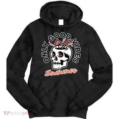 Only Good Vibes Summer Tie Dye Hoodie