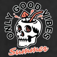 Only Good Vibes Summer Trucker Hat