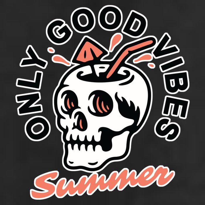Only Good Vibes Summer Trucker Hat