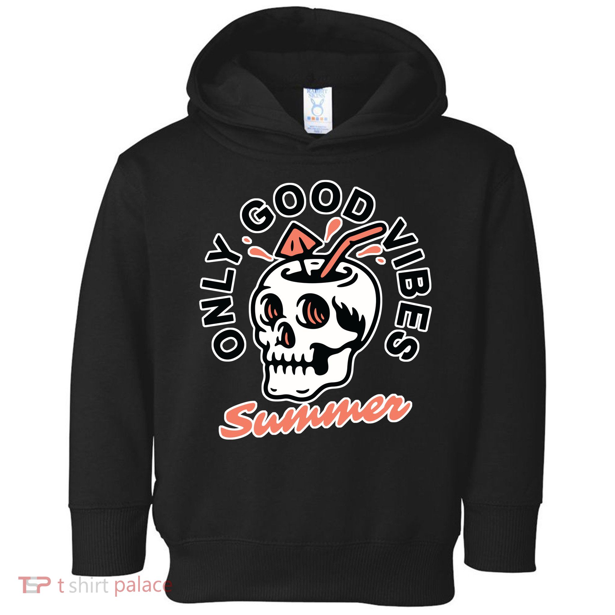 Only Good Vibes Summer Toddler Hoodie
