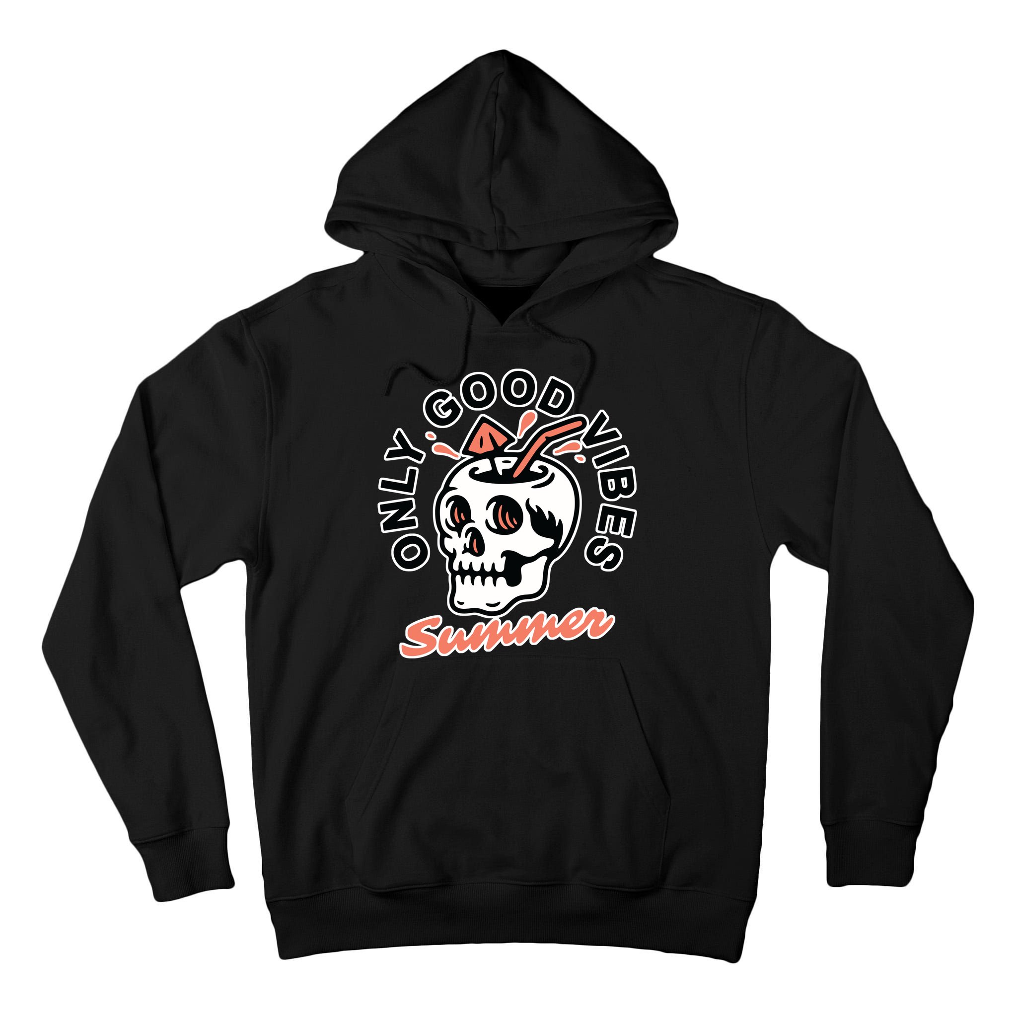 Only Good Vibes Summer Tall Hoodie