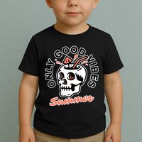 Only Good Vibes Summer Toddler T-Shirt