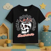 Only Good Vibes Summer Toddler T-Shirt