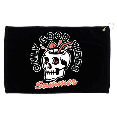 Only Good Vibes Summer Grommeted Golf Towel