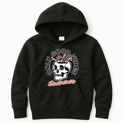 Only Good Vibes Summer Kids Hoodie