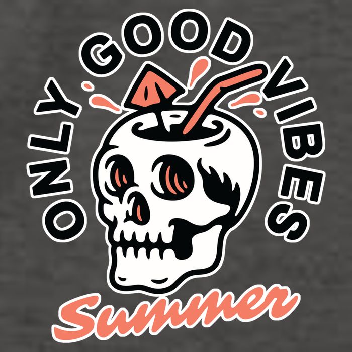 Only Good Vibes Summer Vector Backpack