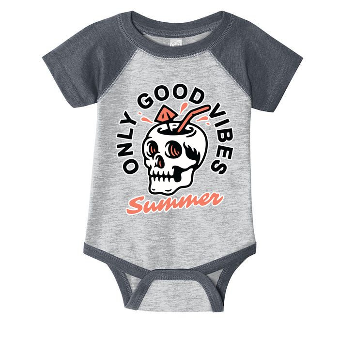 Only Good Vibes Summer Infant Baby Jersey Bodysuit