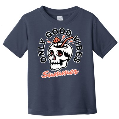 Only Good Vibes Summer Toddler T-Shirt