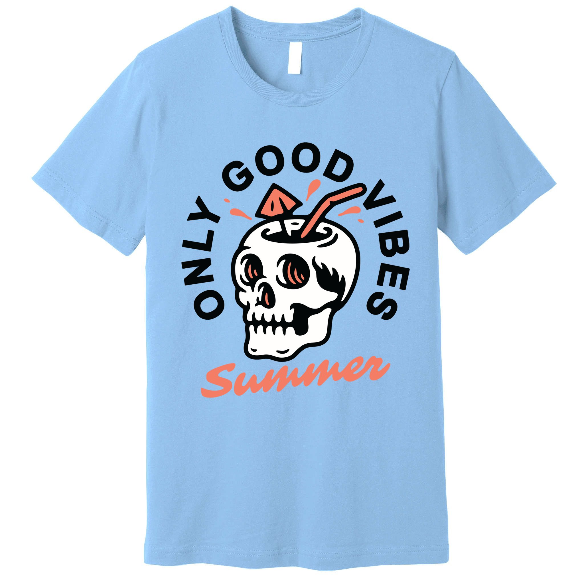 Only Good Vibes Summer Premium T-Shirt
