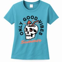 Only Good Vibes Summer Womens T-Shirt