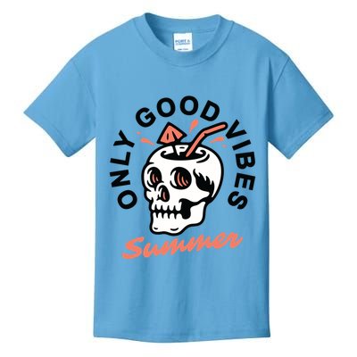 Only Good Vibes Summer Kids T-Shirt