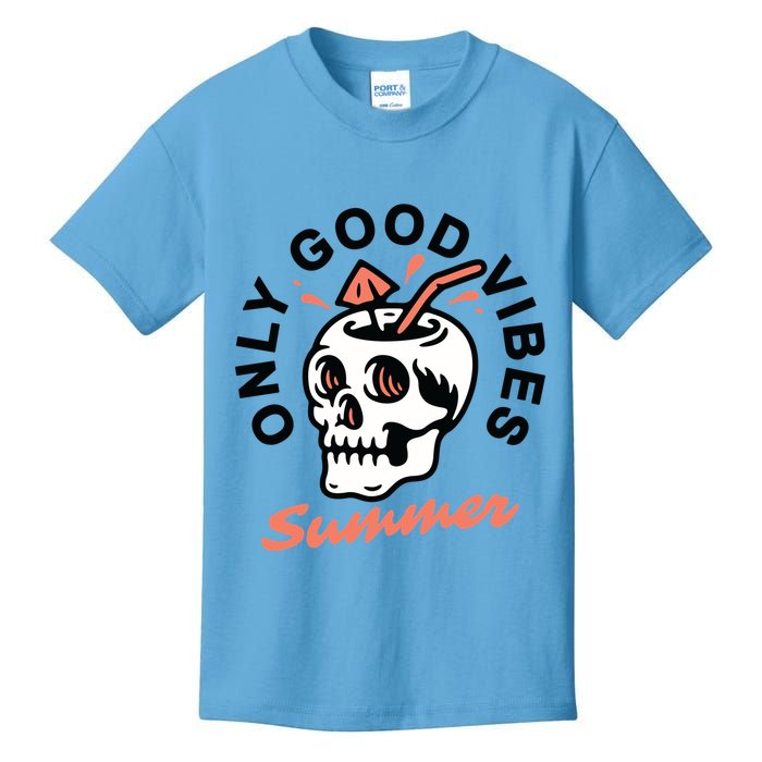 Only Good Vibes Summer Kids T-Shirt