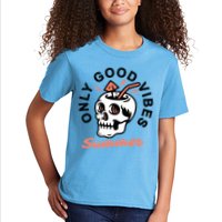 Only Good Vibes Summer Kids T-Shirt