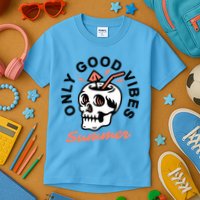 Only Good Vibes Summer Kids T-Shirt