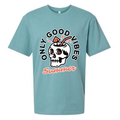 Only Good Vibes Summer Sueded Cloud Jersey T-Shirt