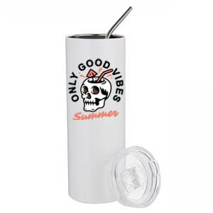 Only Good Vibes Summer Stainless Steel Tumbler