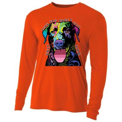 Only Love Can Make A Tail Wag Dog Cooling Performance Long Sleeve Crew