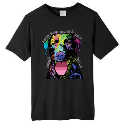 Only Love Can Make A Tail Wag Dog Tall Fusion ChromaSoft Performance T-Shirt