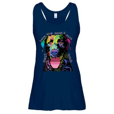 Only Love Can Make A Tail Wag Dog Ladies Essential Flowy Tank